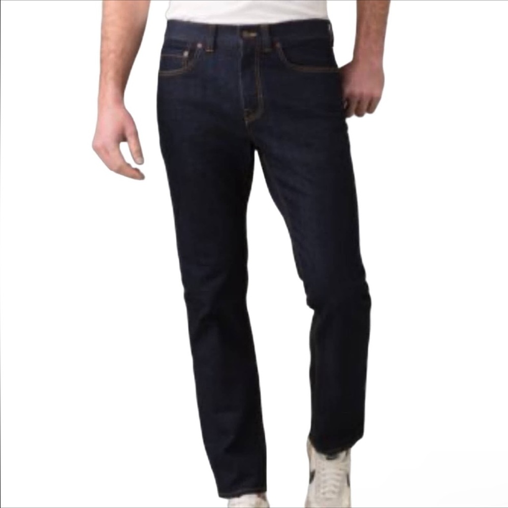 NWT Prana Men’s Feener Jeans Straight Fit‎ Dark Wash Size 40 32 inseam